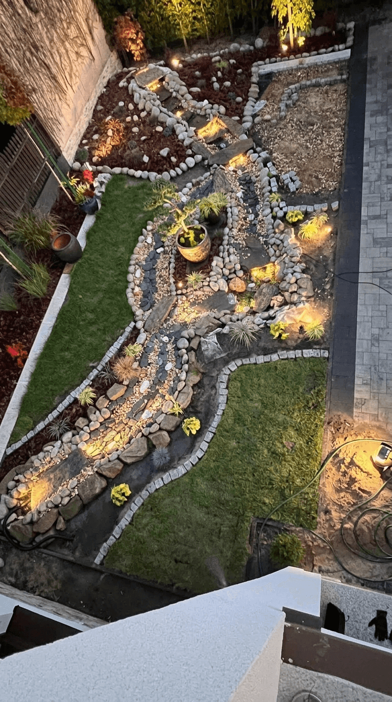 Landscape design in Japanese Garden style — Yard by GenRoom AI