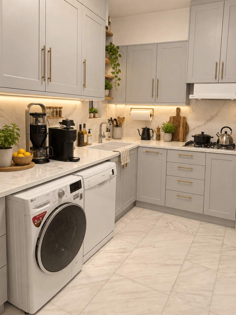 Kitchen interior in no_style style — photo by GenRoom AI