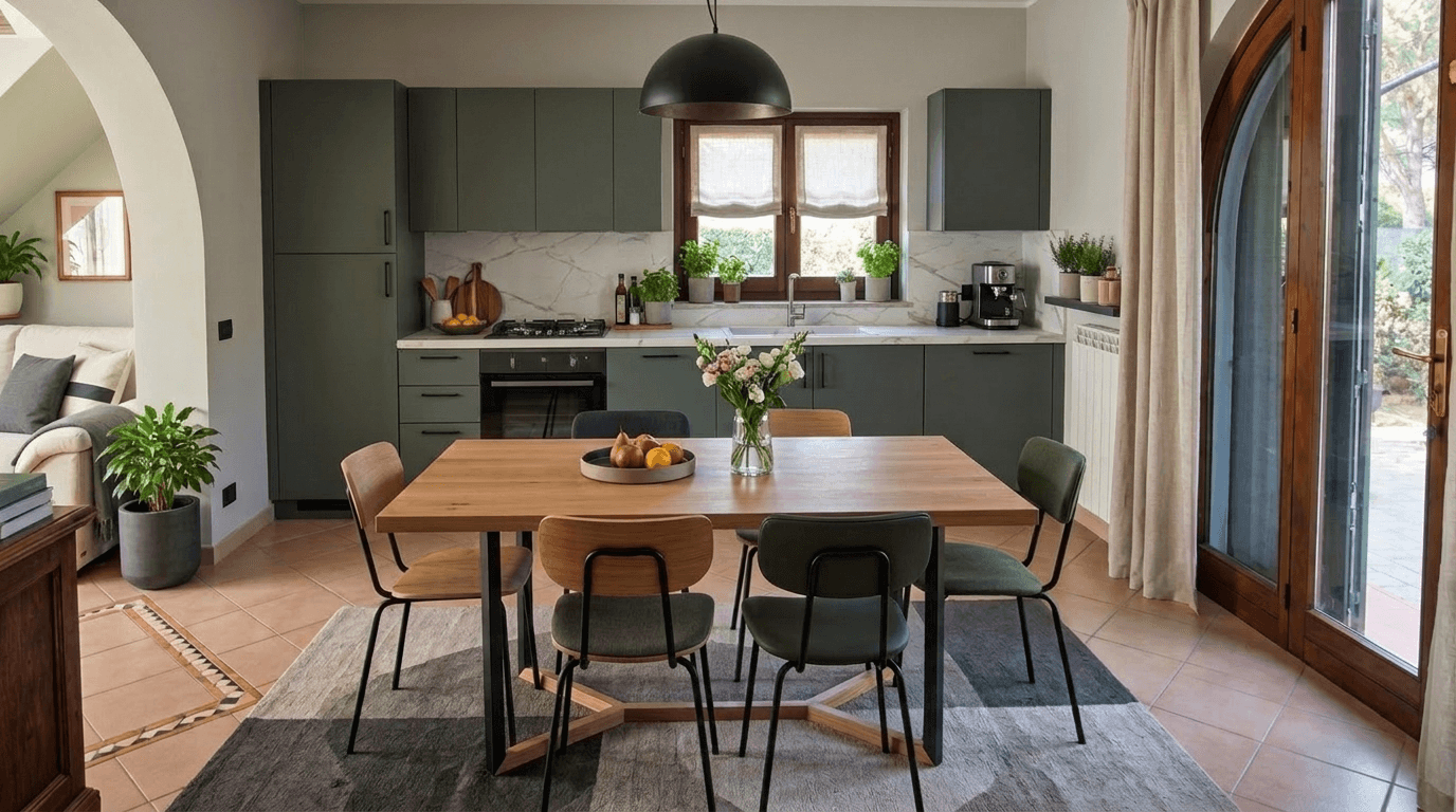 Maximalist Kitchen design — interior photo by GenRoom AI