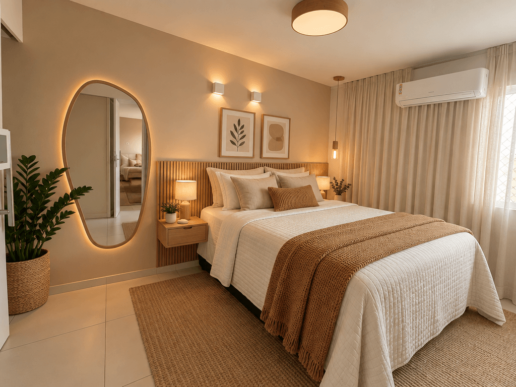 Interior design in Scandinavian style — Bedroom by GenRoom AI