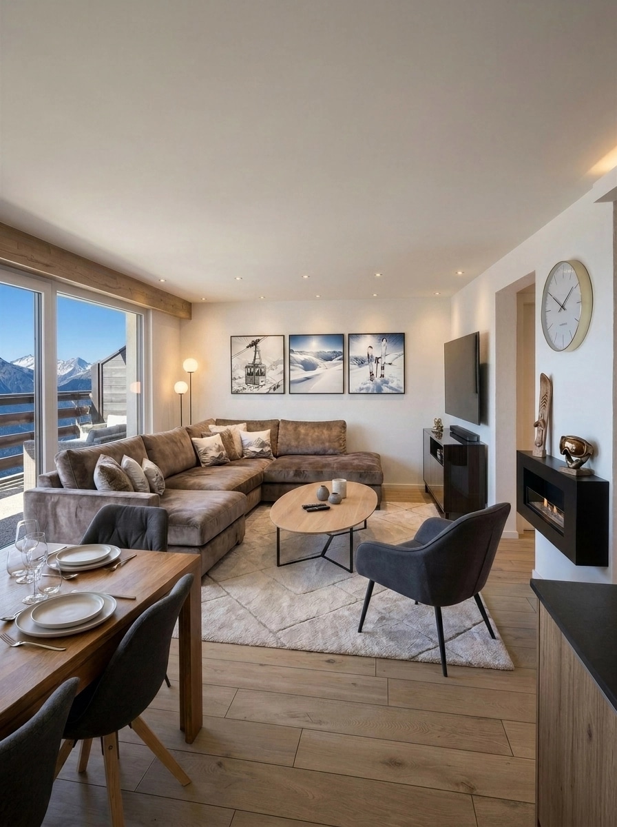Interior design in Contemporary style — Living Room by GenRoom AI