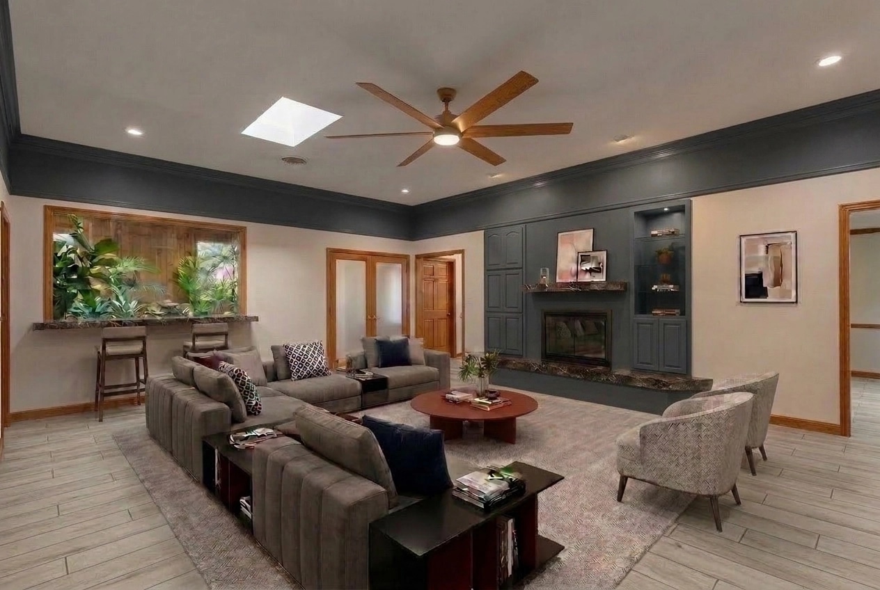 Interior design in Contemporary style — Living Room by GenRoom AI