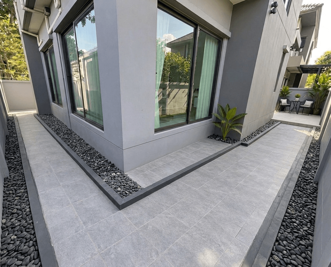Yard design in no_style style — photo by GenRoom AI
