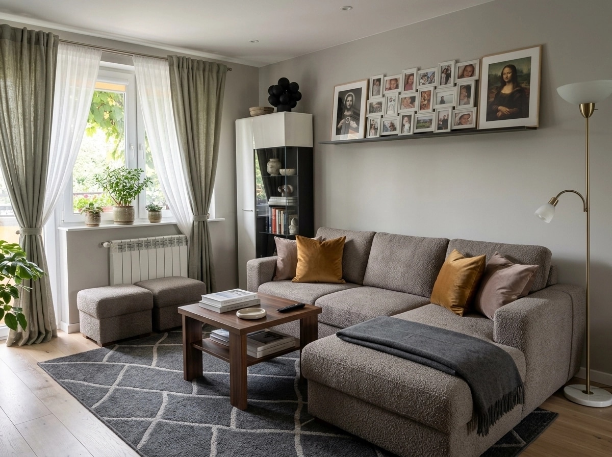 Interior design in Contemporary style — Living Room by GenRoom AI