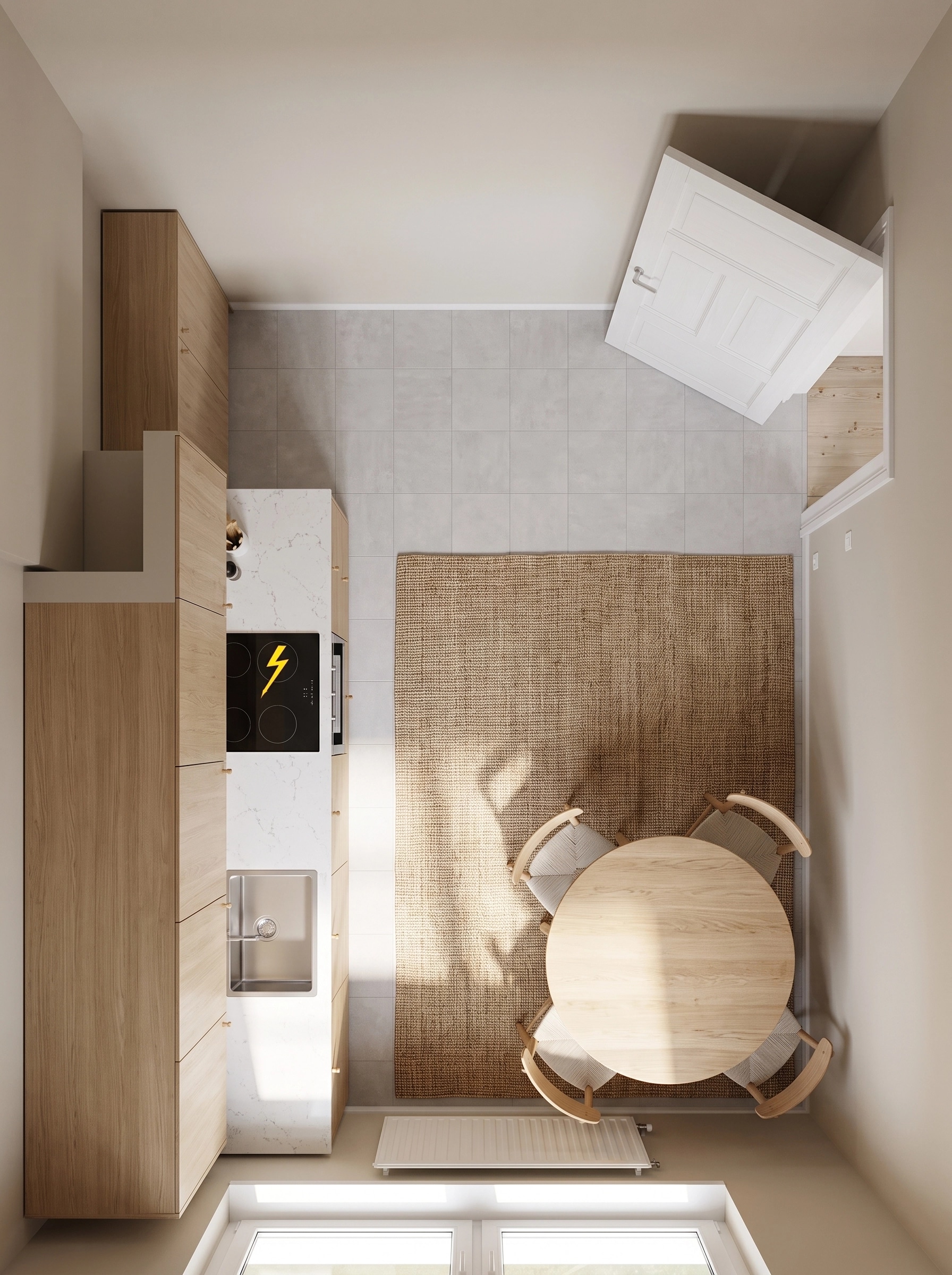 Scandinavian Living Room design — interior photo by GenRoom AI