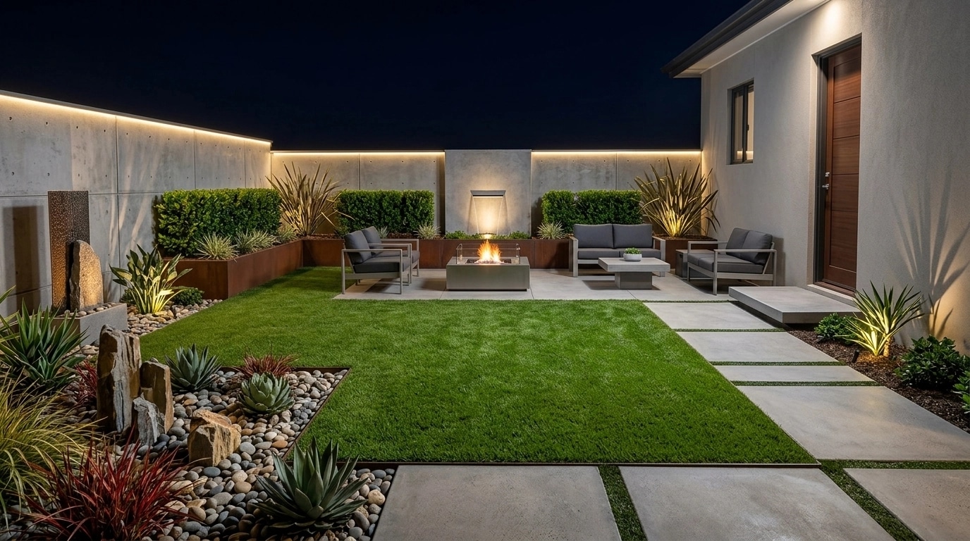Contemporary Yard Yard design — yard photo by GenRoom AI