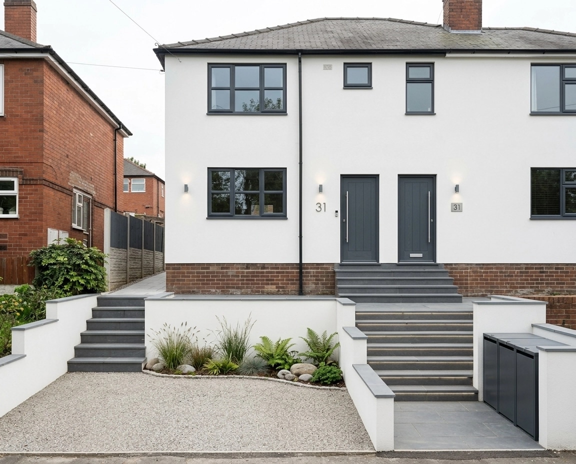 Scandinavian Facade Facade design — facade photo by GenRoom AI