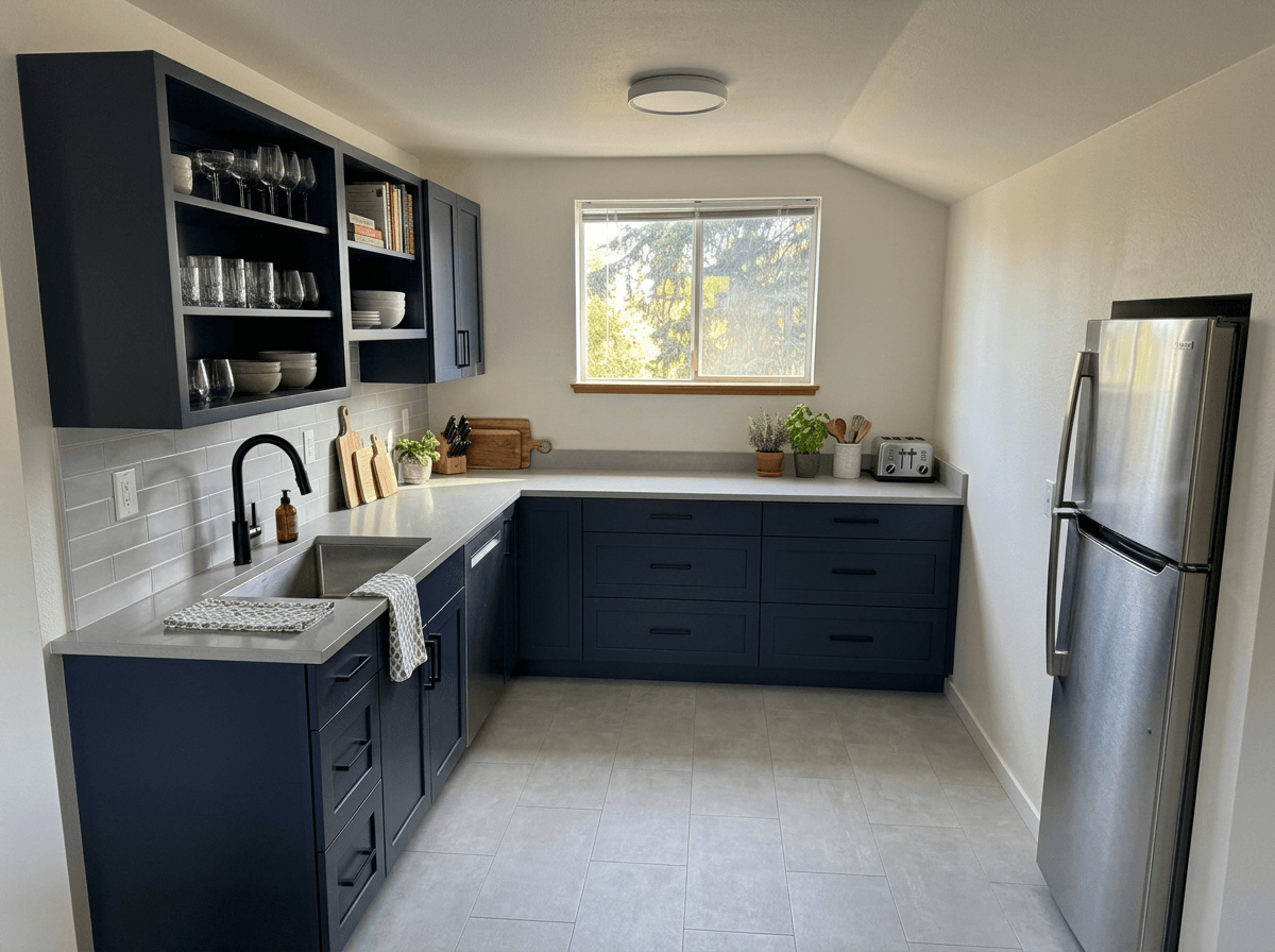 Contemporary Kitchen design — interior photo by GenRoom AI