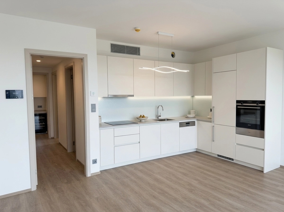 Minimalism Kitchen design — interior photo by GenRoom AI