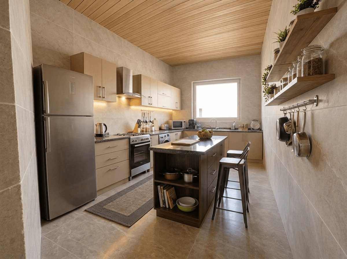 Interior design in Minimalism style — Kitchen by GenRoom AI