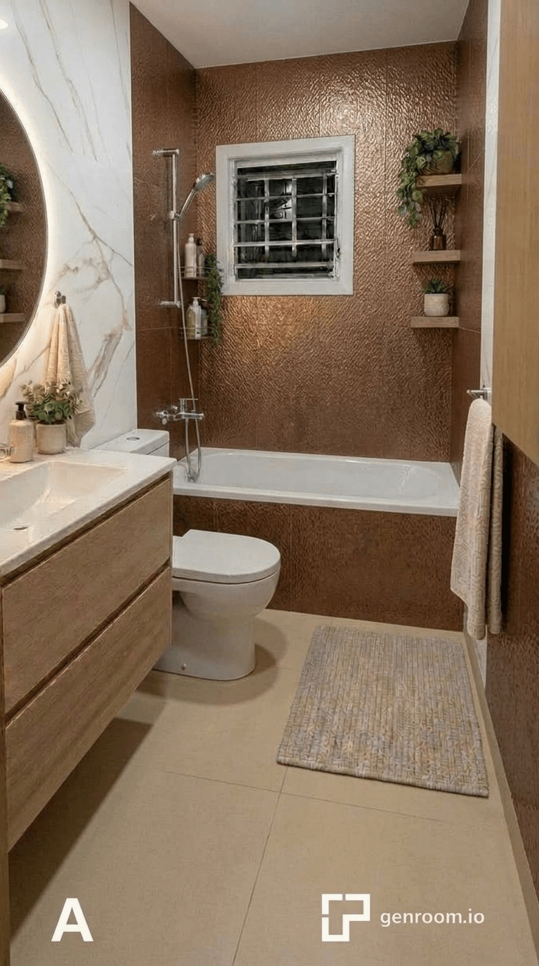 Bathroom interior in no_style style — photo by GenRoom AI