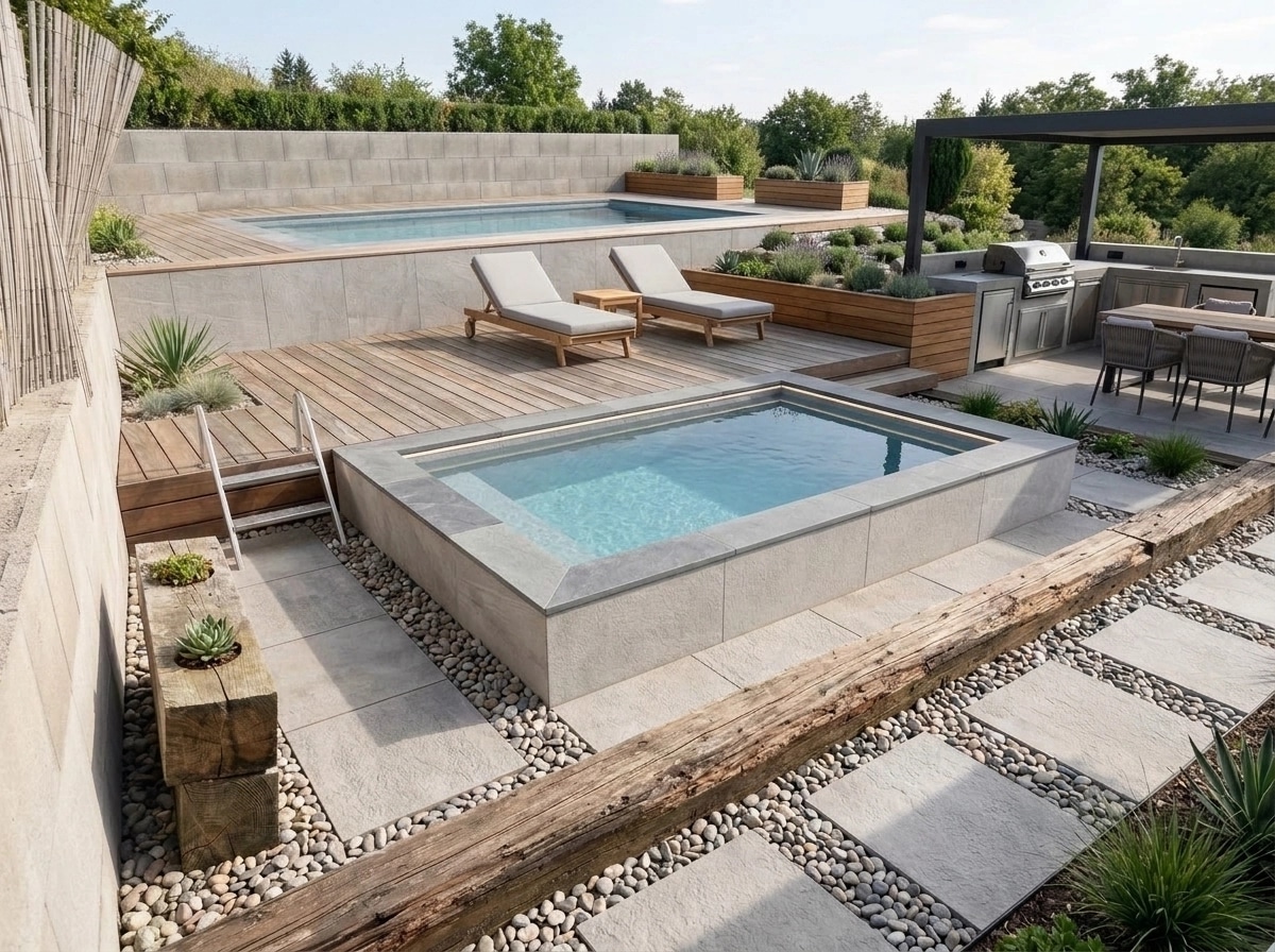Contemporary Yard Yard design — yard photo by GenRoom AI