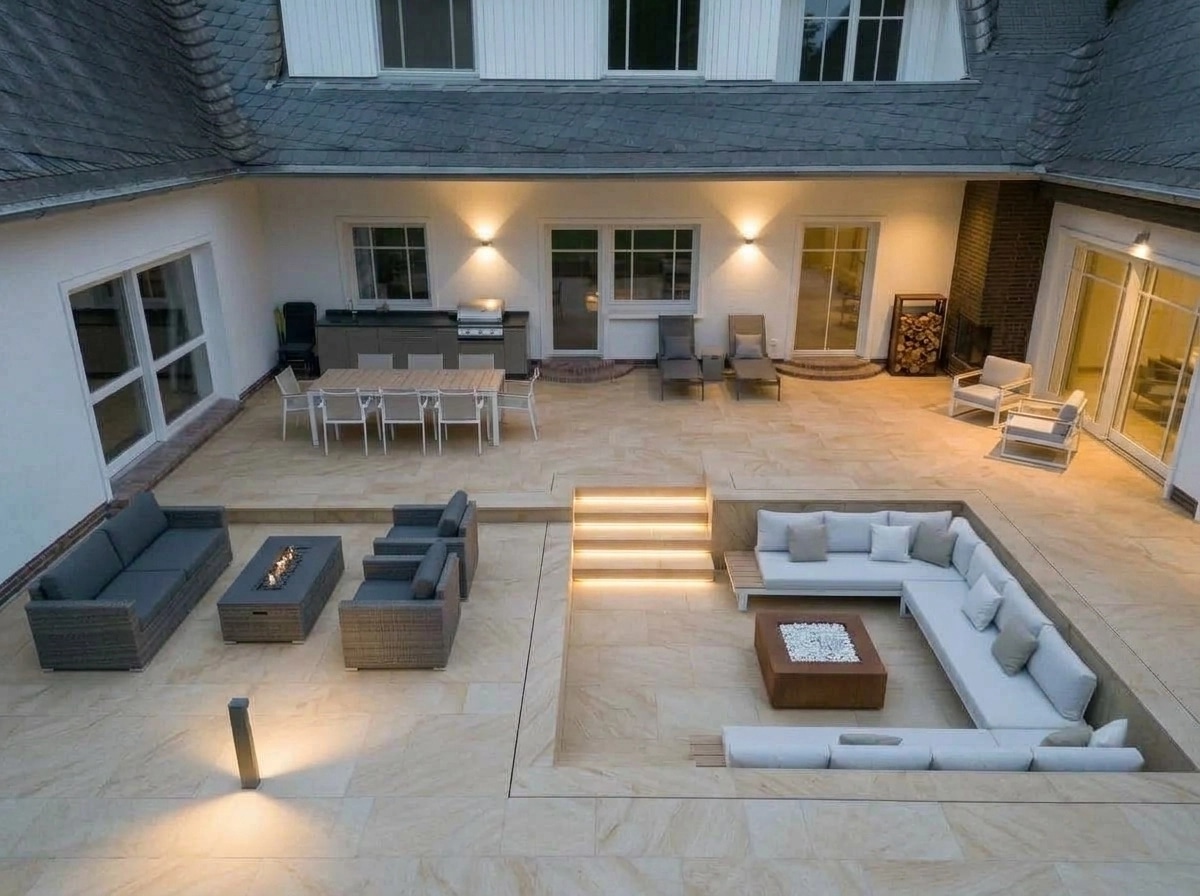 Landscape design in Contemporary Yard style — Yard by GenRoom AI