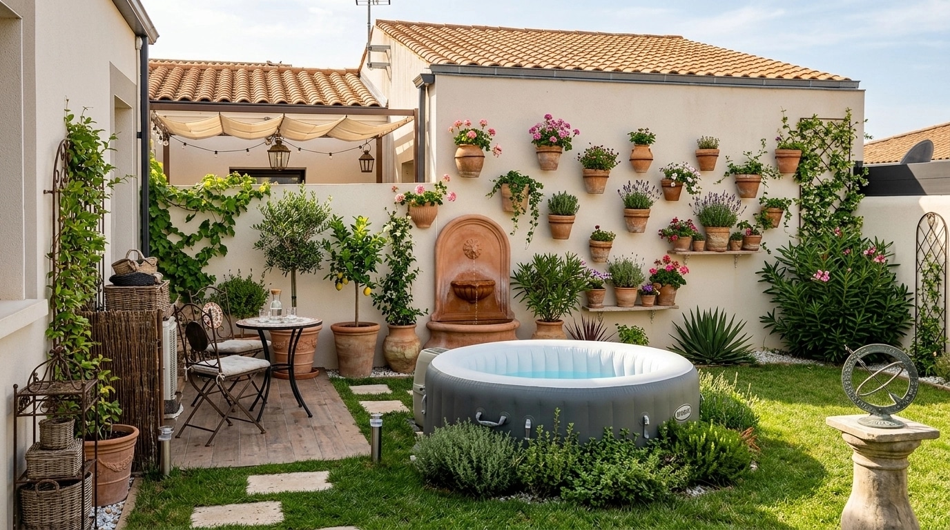 Design paisagístico em estilo Provence Garden — Jardim por GenRoom AI