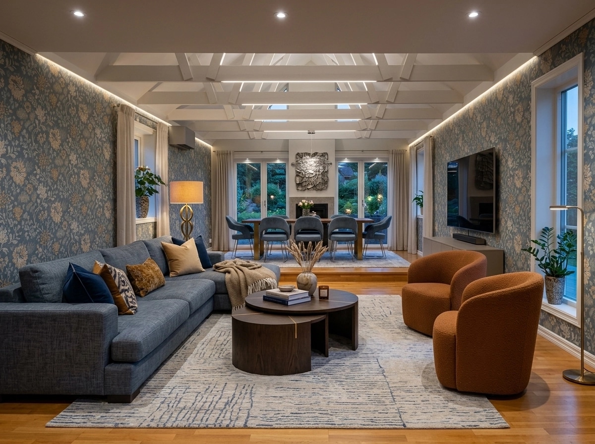 Interior design in Contemporary style — Living Room by GenRoom AI