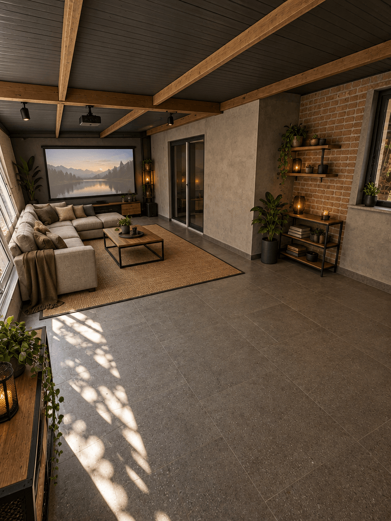 Interior design in Loft / Industrial style — Kitchen by GenRoom AI