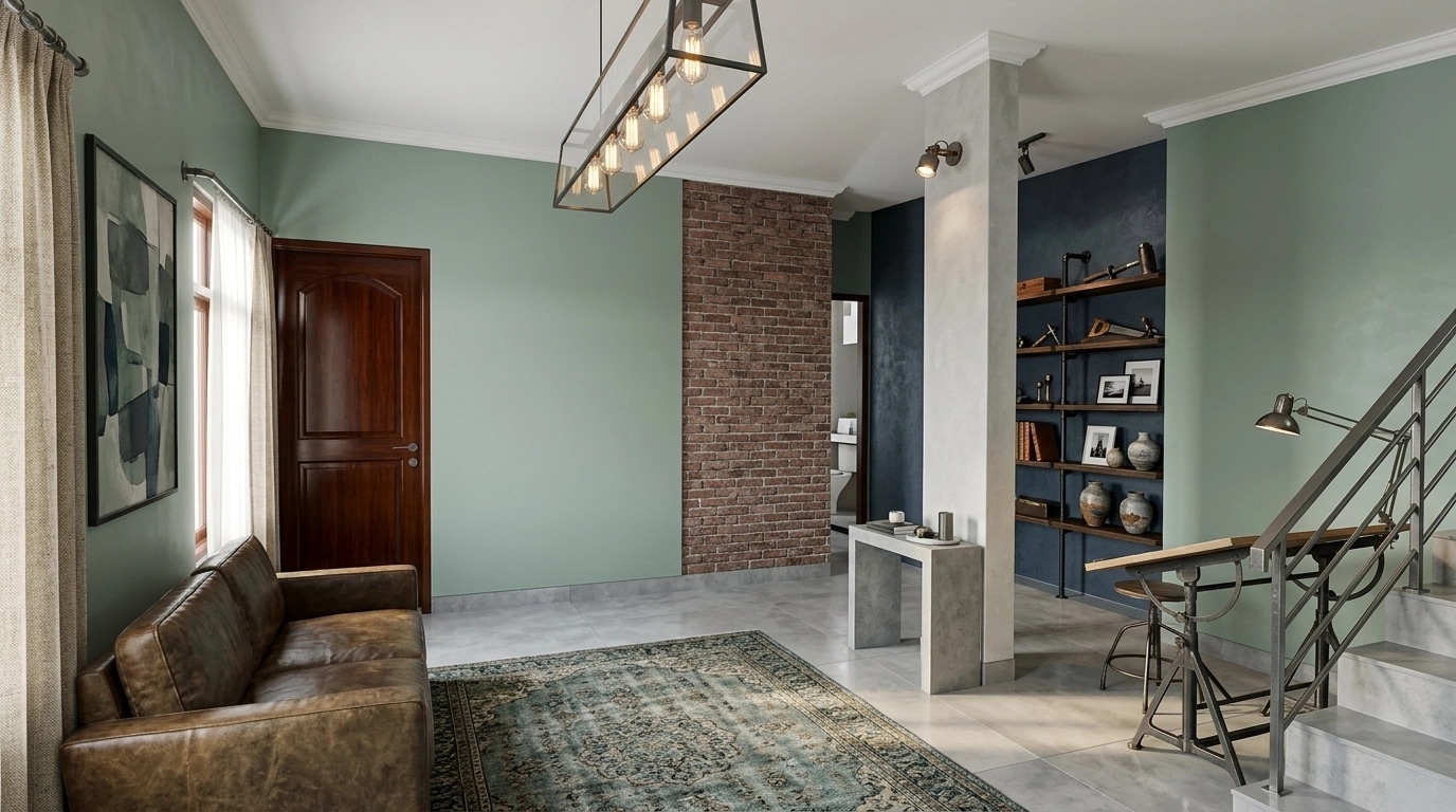 Interior design in Loft / Industrial style — other by GenRoom AI