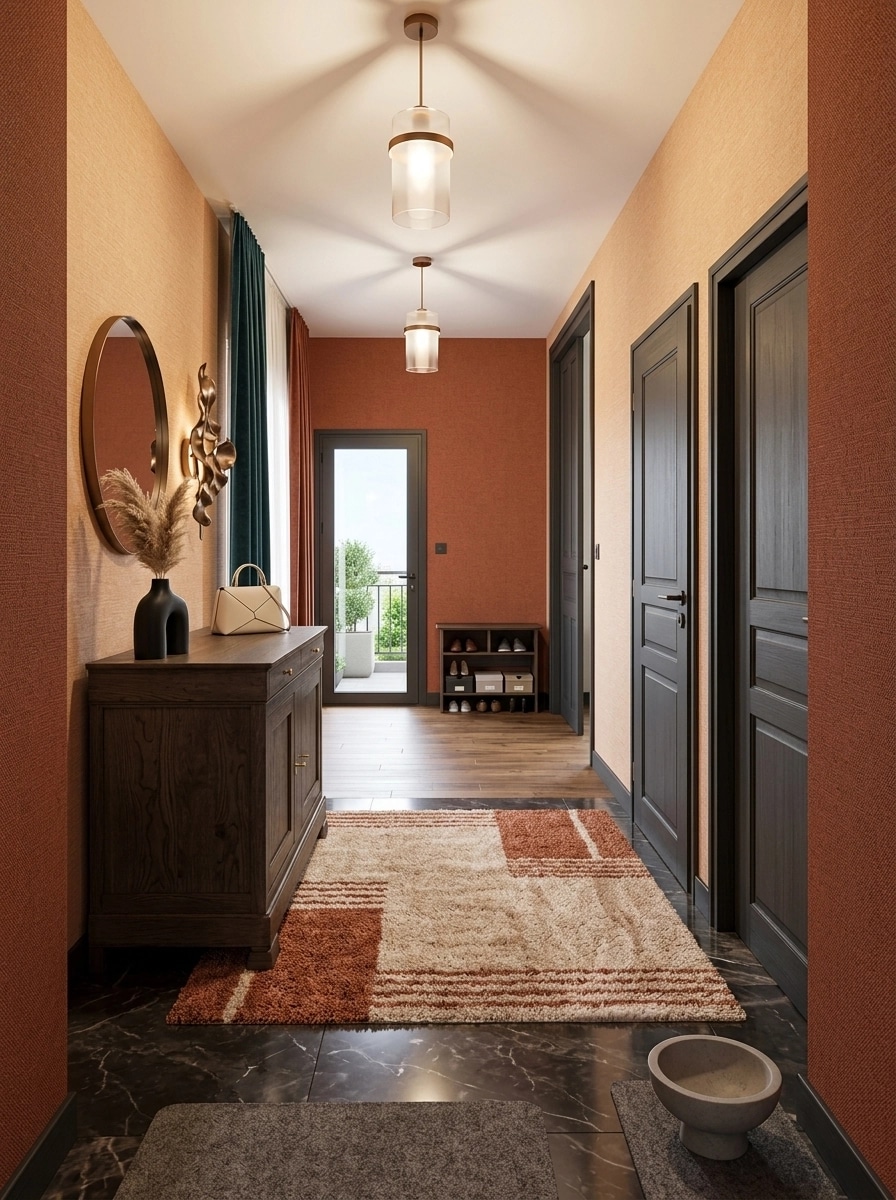 Contemporary Hallway design — interior photo by GenRoom AI