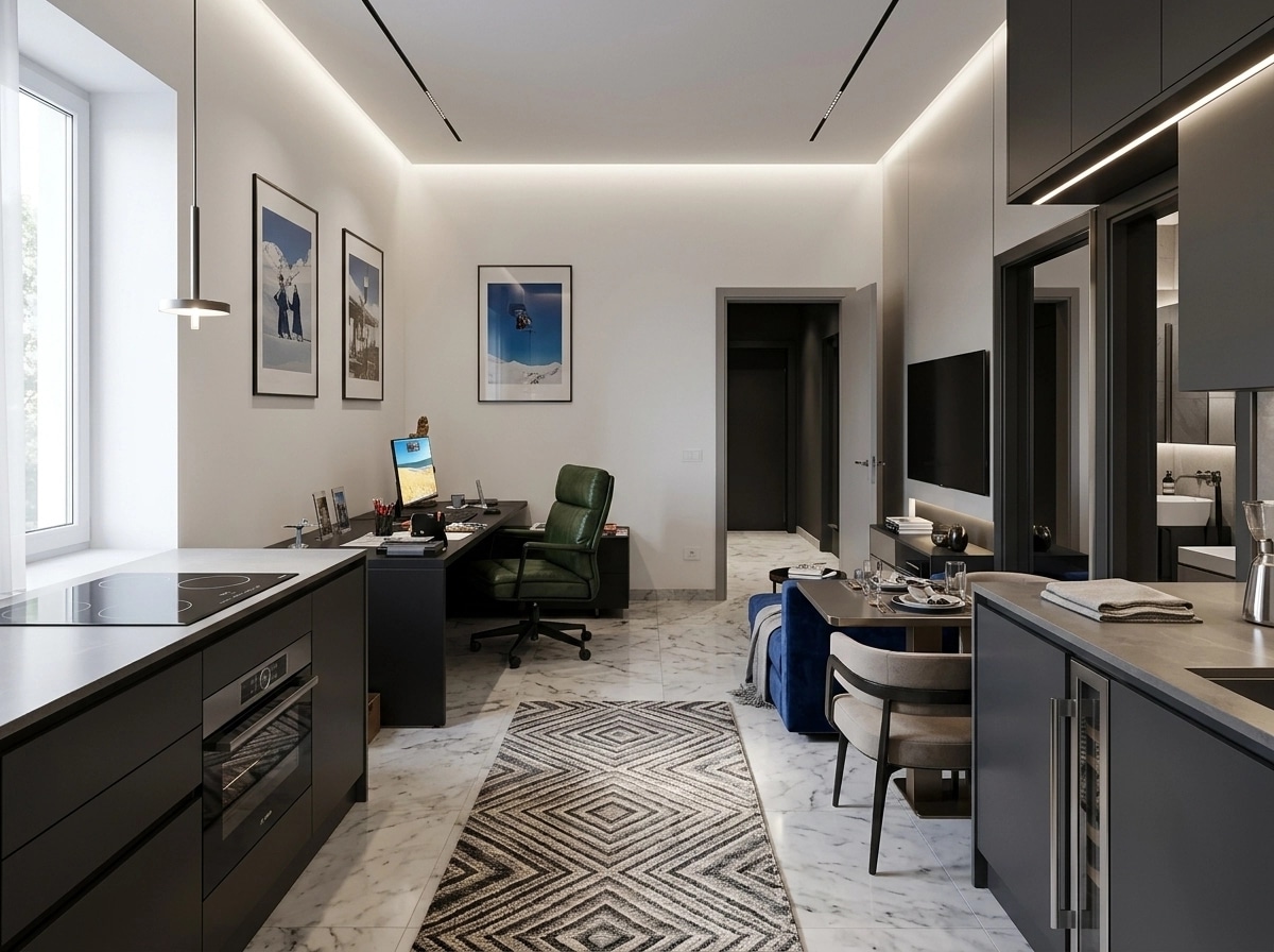Interior design in Contemporary style — studio by GenRoom AI