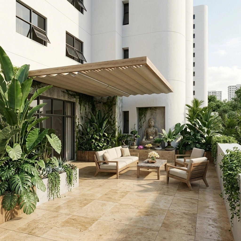 Yard design in no_style style — photo by GenRoom AI