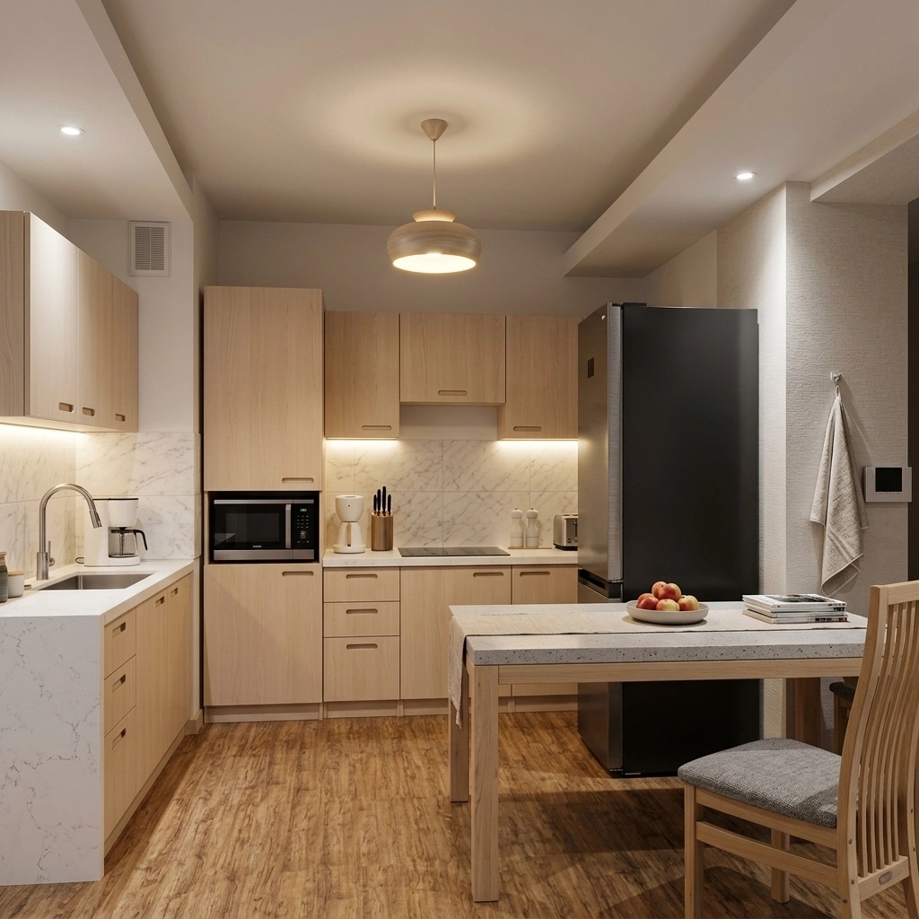 Scandinavian Kitchen design — interior photo by GenRoom AI
