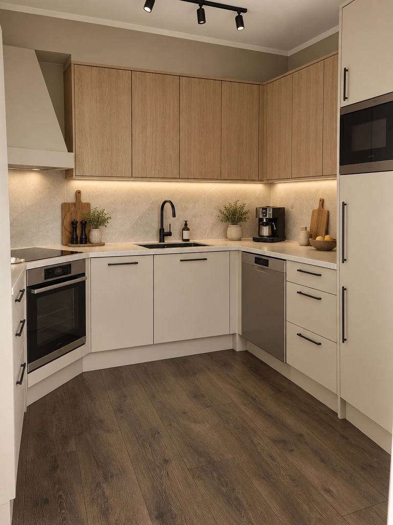 Interior design in Scandinavian style — Kitchen by GenRoom AI