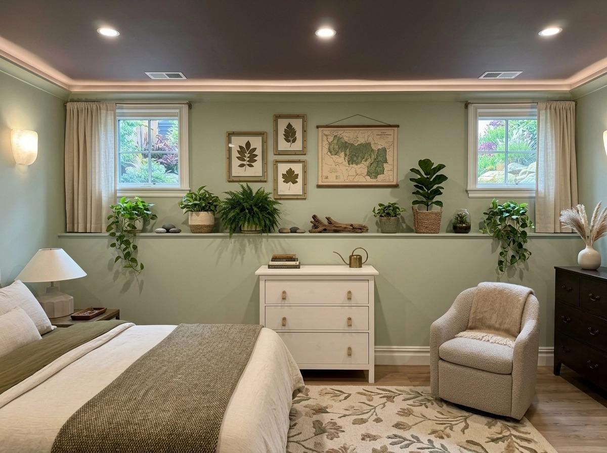 Biophilic Chambre design — interior photo by GenRoom AI