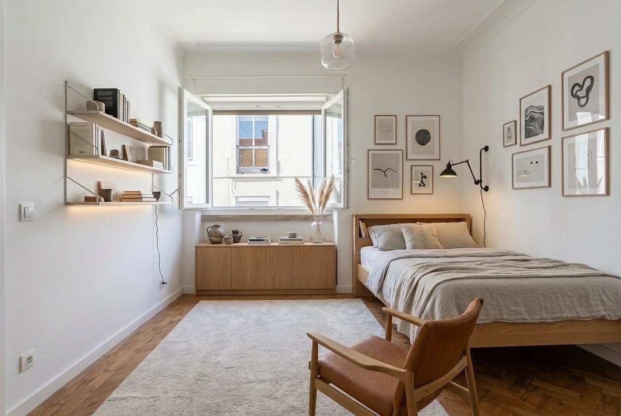 Scandinavian Living Room design — interior photo by GenRoom AI