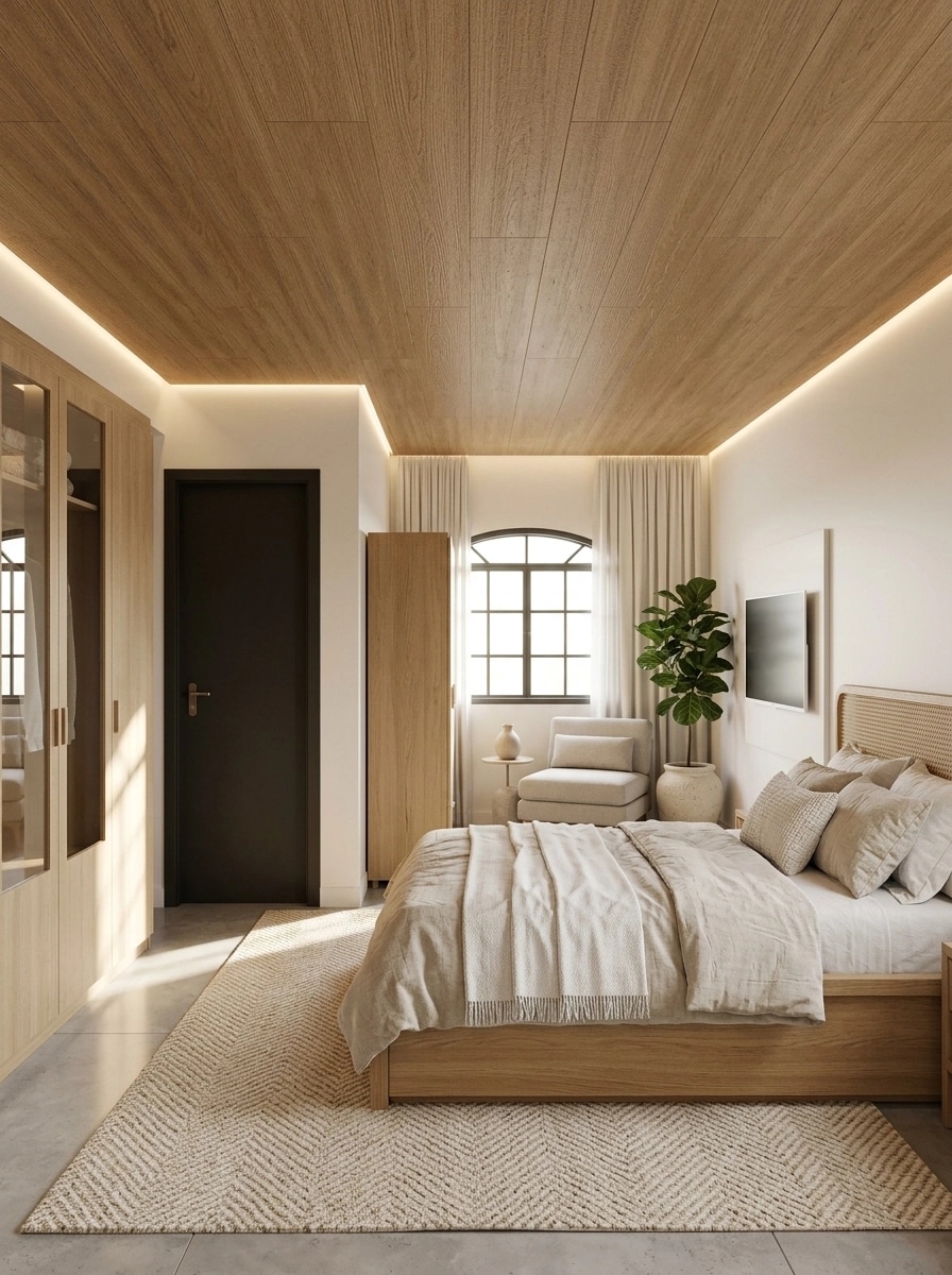 Scandinavian Bedroom design — interior photo by GenRoom AI
