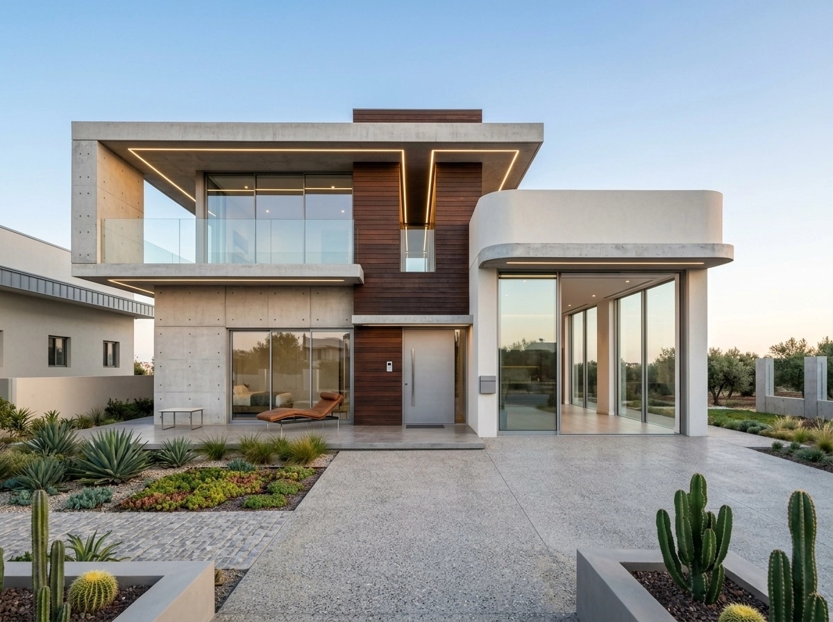 Contemporary Facade Facade design — facade photo by GenRoom AI