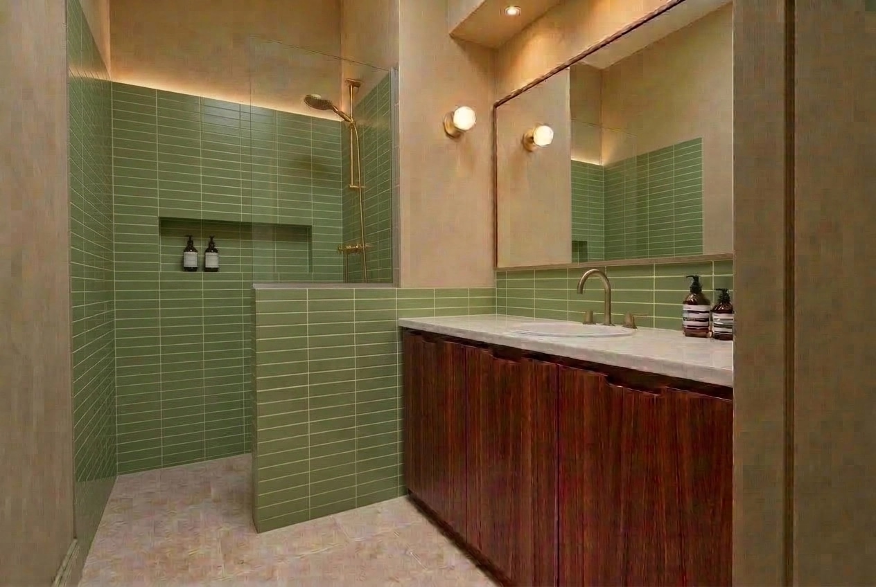 Bathroom interior in no_style style — photo by GenRoom AI