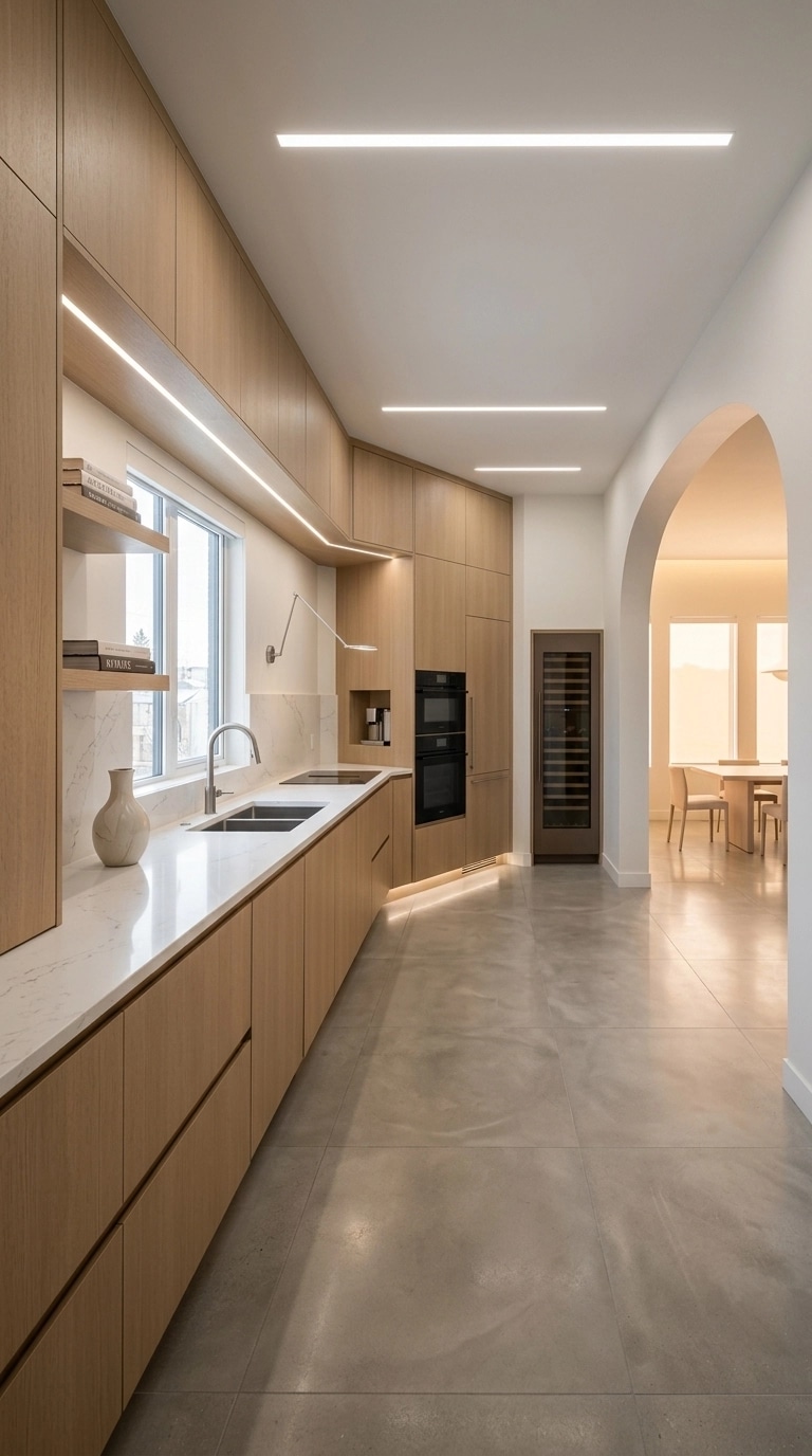 Minimalism Kitchen design — interior photo by GenRoom AI