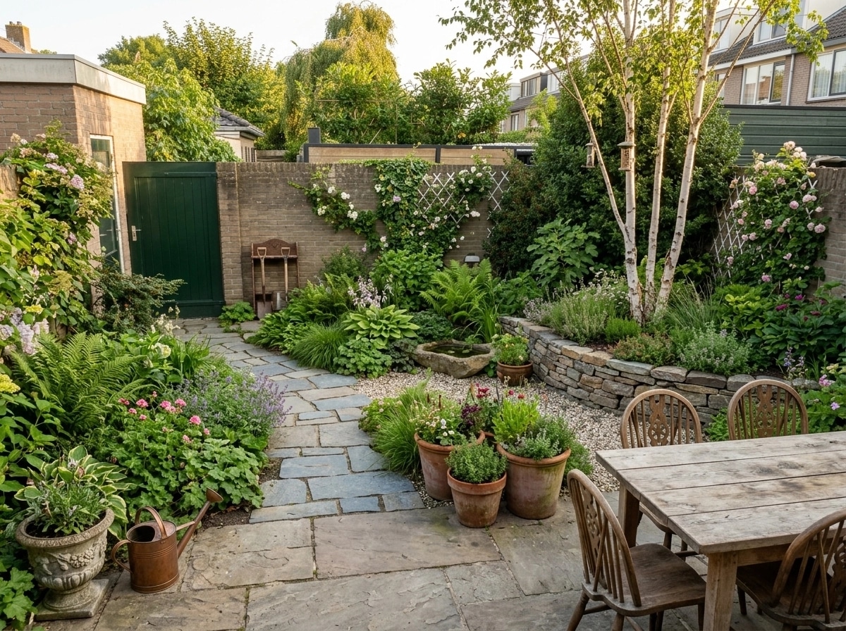Country Rustic Garden Yard design — yard photo by GenRoom AI