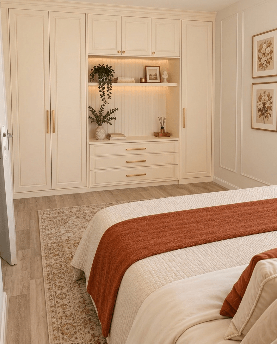 Neoclassic غرفة النوم design — interior photo by GenRoom AI