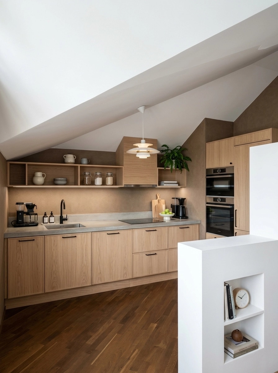 Scandinavian Kitchen design — interior photo by GenRoom AI