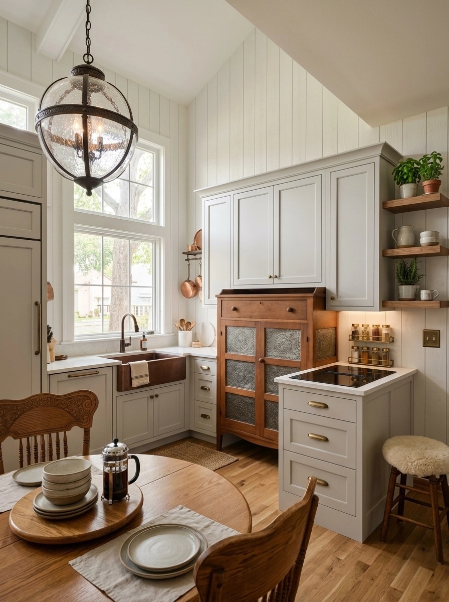 Modern Farmhouse Kitchen design — interior photo by GenRoom AI