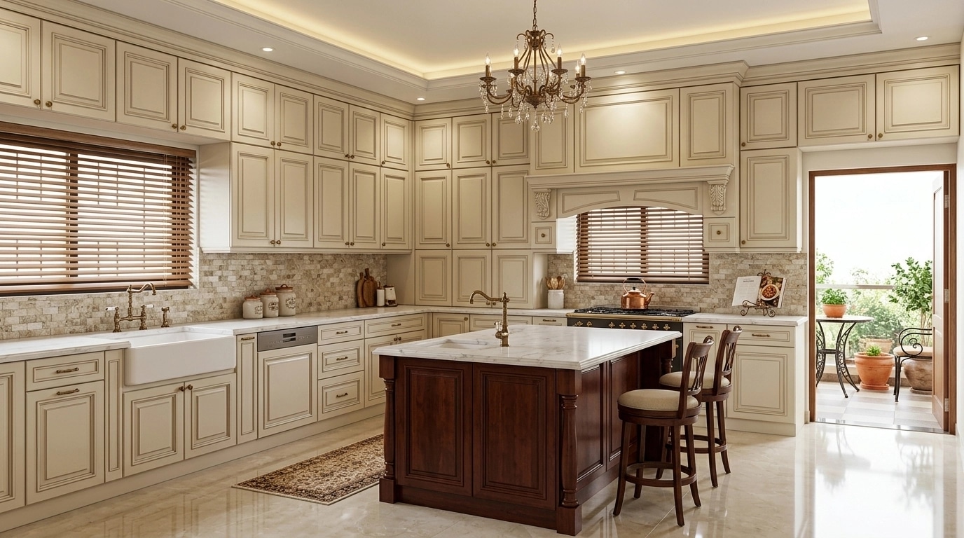 Interior design in Classic style — Kitchen by GenRoom AI