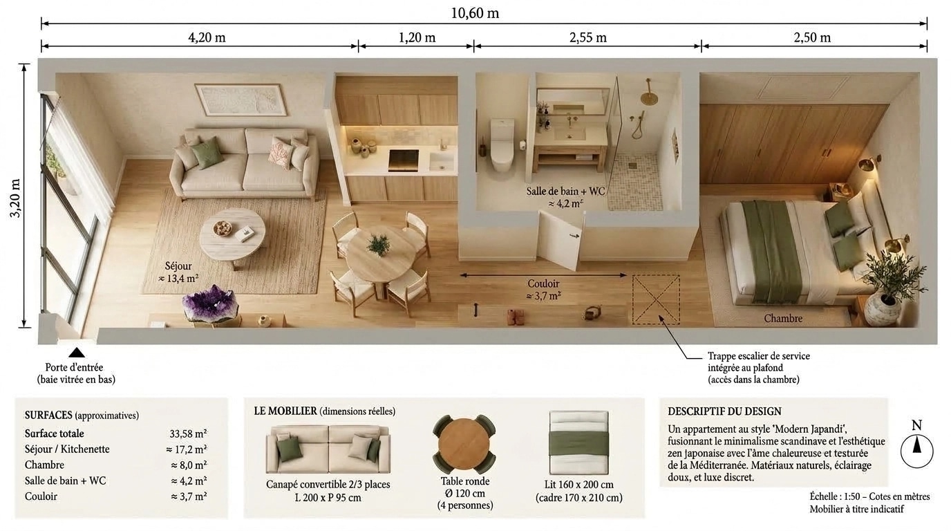 Diseño de interiores en estilo Mediterranean — Salón por GenRoom AI