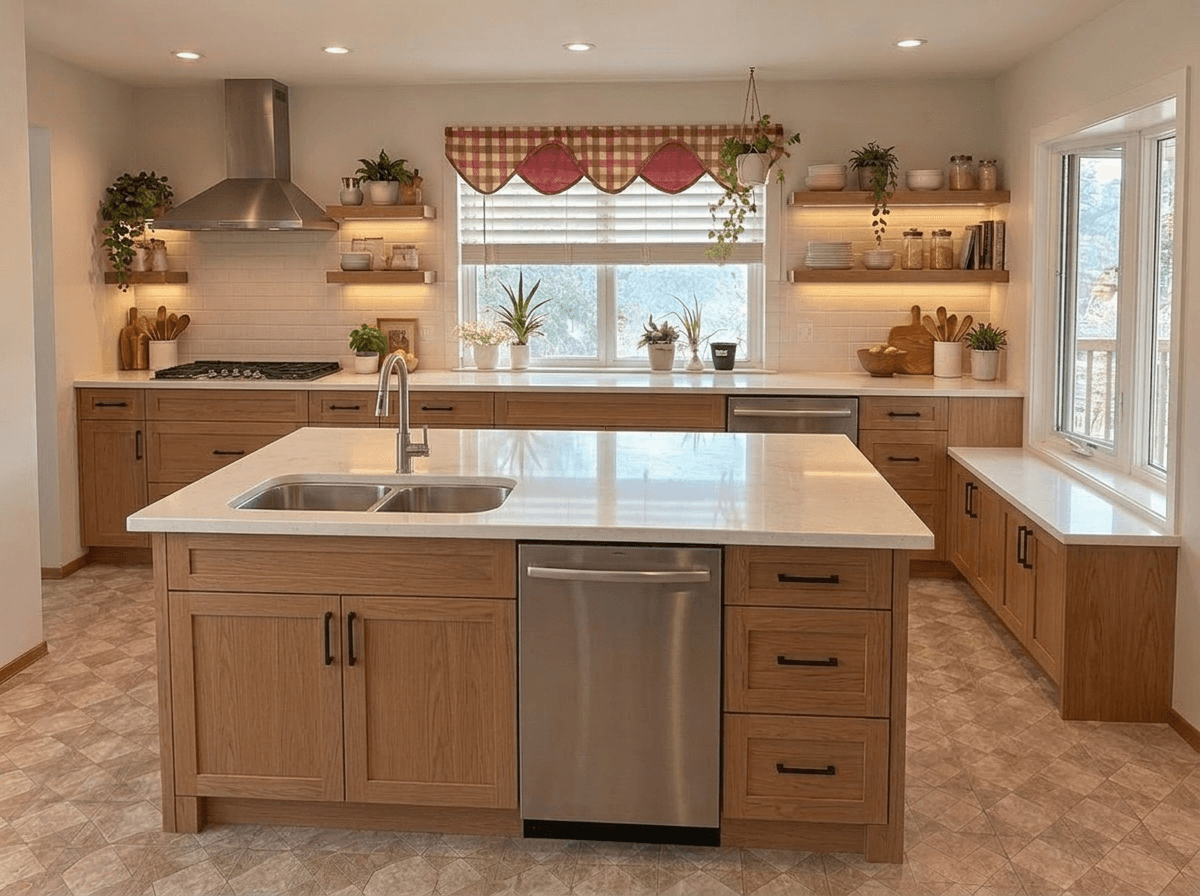 Kitchen interior in no_style style — photo by GenRoom AI