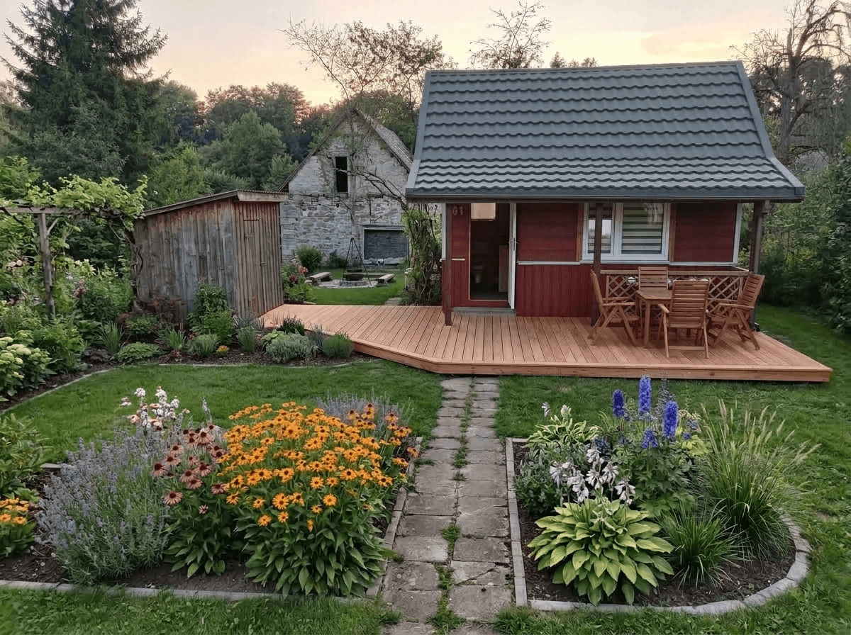 Yard design in no_style style — photo by GenRoom AI
