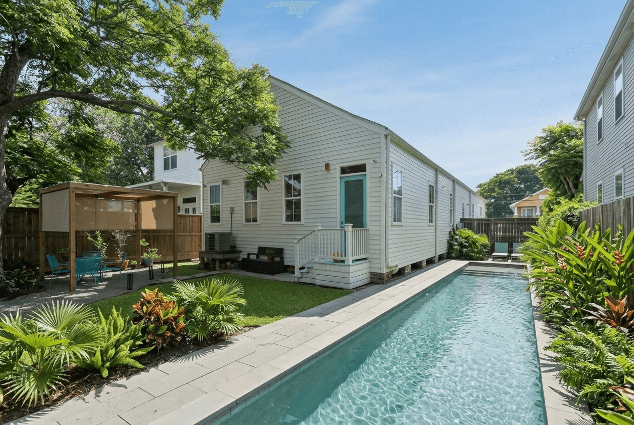 Yard design in no_style style — photo by GenRoom AI