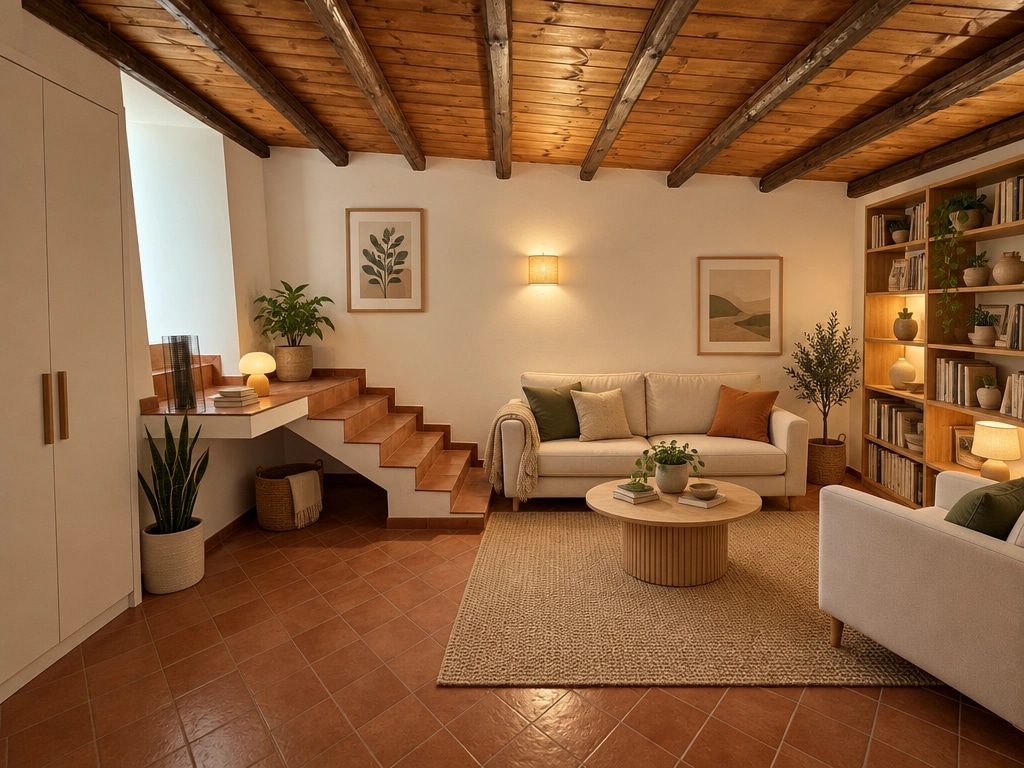 Scandinavian Living Room design — interior photo by GenRoom AI