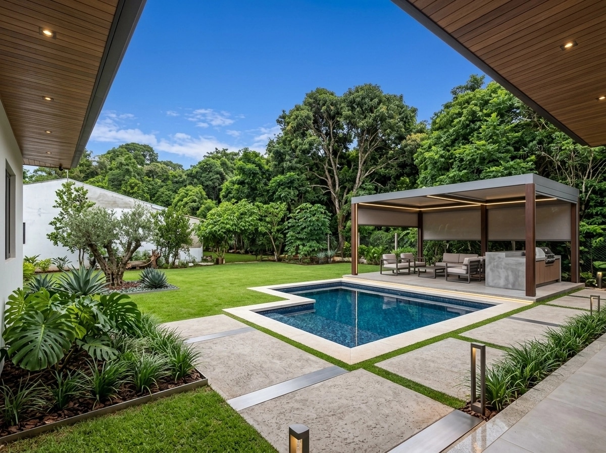 Contemporary Yard Yard design — yard photo by GenRoom AI