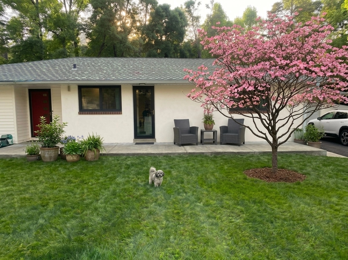 Landscape design in Contemporary Yard style — Yard by GenRoom AI