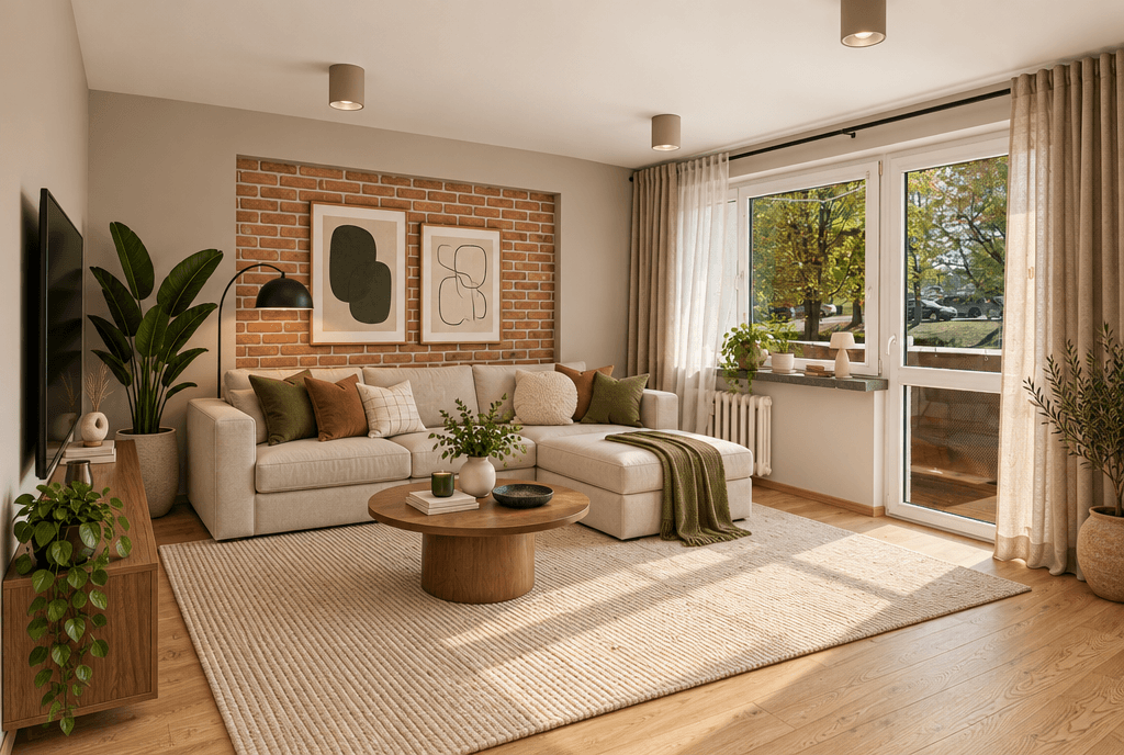 Interior design in Contemporary style — Living Room by GenRoom AI