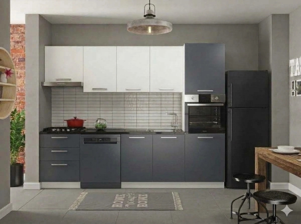 Kitchen interior in no_style style — photo by GenRoom AI