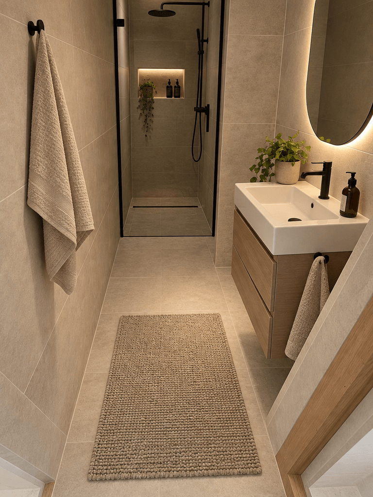 Interior design in Minimalism style — Bathroom by GenRoom AI