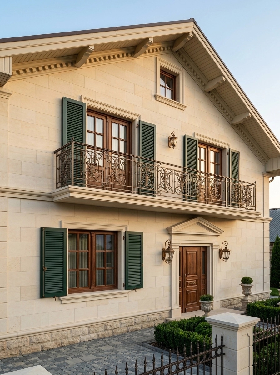 Classic Facade Facade design — facade photo by GenRoom AI