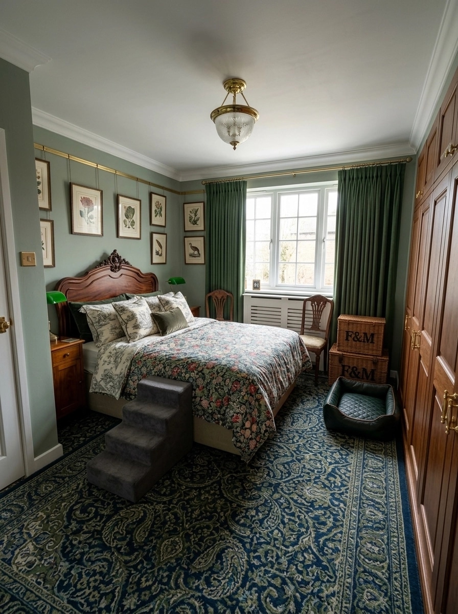 Interior design in British style — Bedroom by GenRoom AI