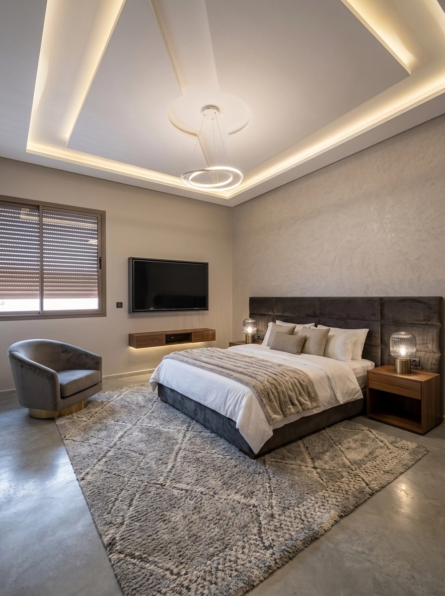 Contemporary Bedroom design — interior photo by GenRoom AI